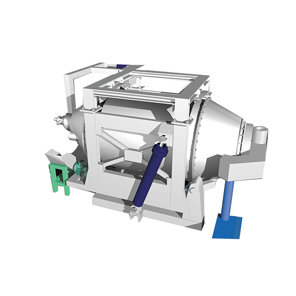 Copper smelting rotary furnace