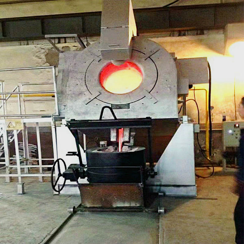 Tilting Crucible Aluminum Melting Furnace