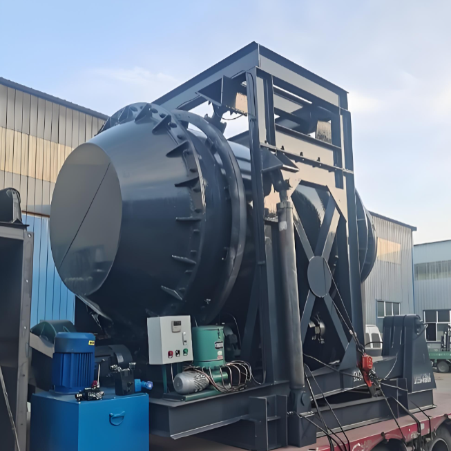 Antimony rotary furnace