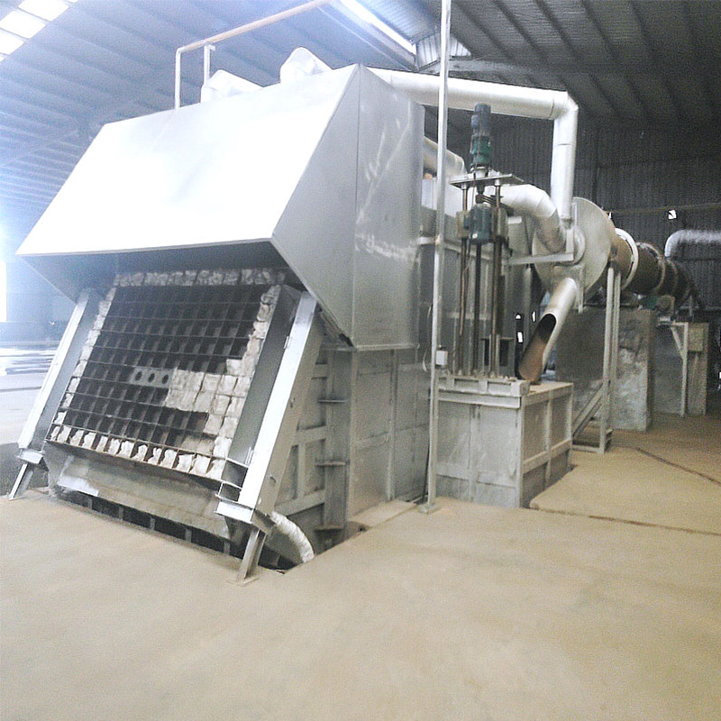 Gas-fired copper melting furnace