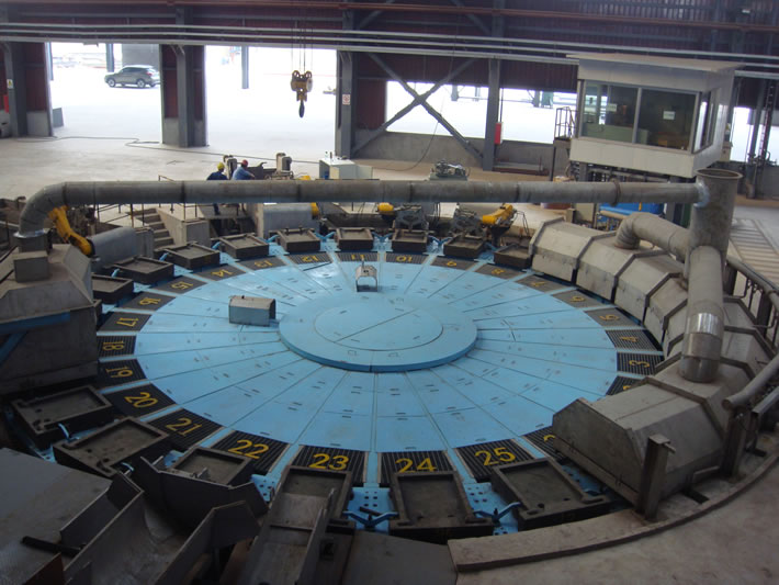 Disc casting system