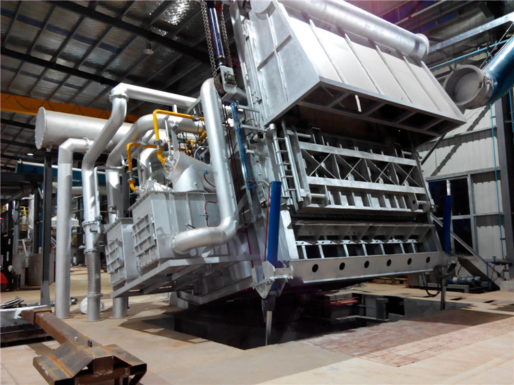 Rectangular melting furnace for scrap copper