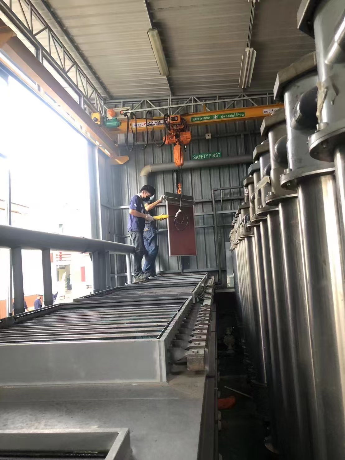 Copper electrolytic refining equipment