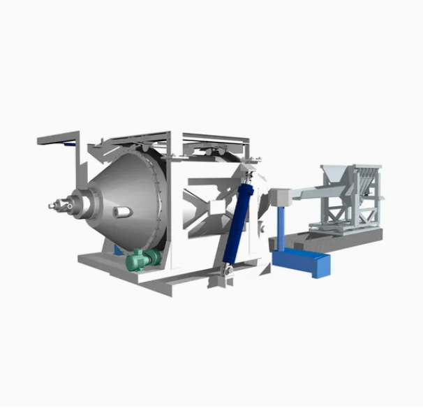 Rotary aluminum melting furnace