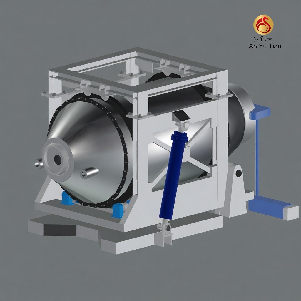 Antimony rotary furnace